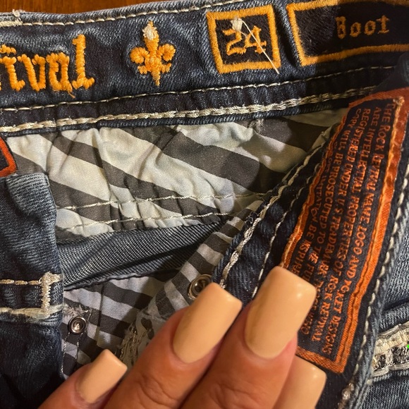Rock Revival Boot Cut low rise. - Picture 3 of 4